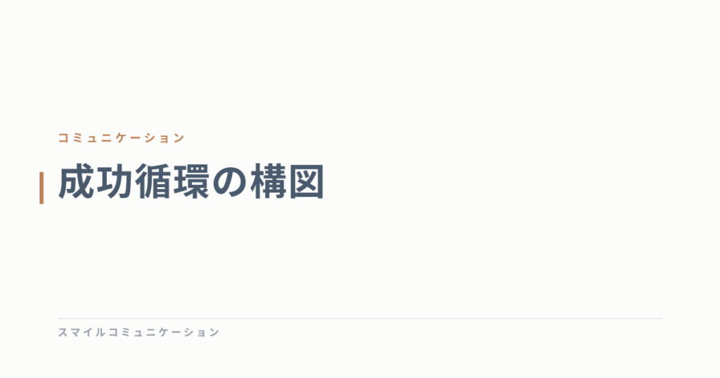 成功循環の構図